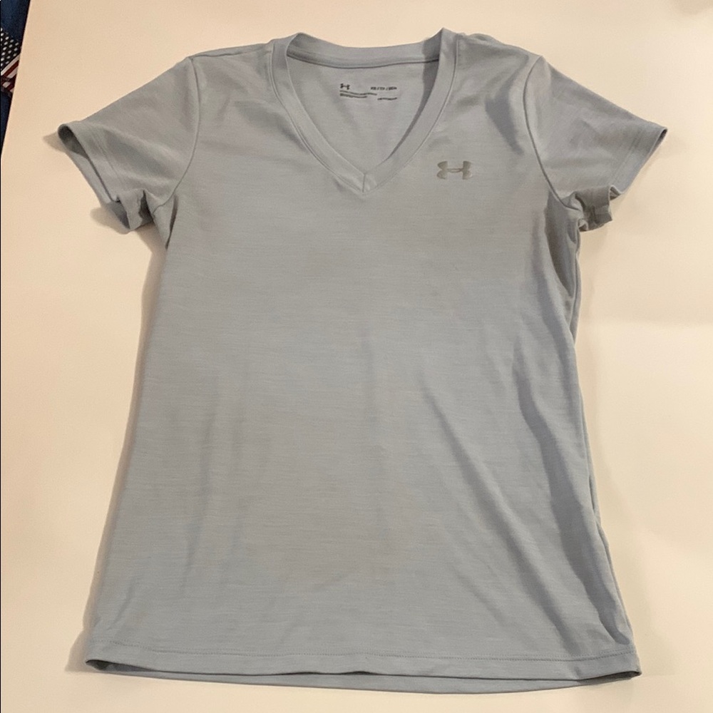 Under Armour Gray Fitted Short Sleeve T-Shirt